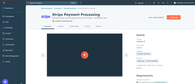 HubSpot Invoicing Tool