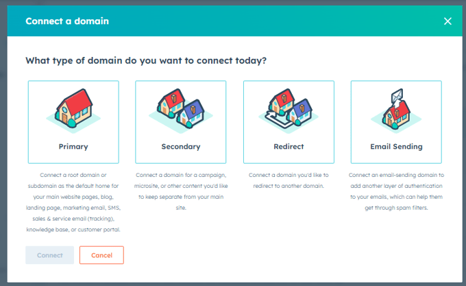 Connect a domain - Mailchimp to HubSpot Migration