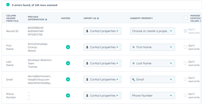 Data Import